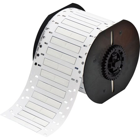 Brady BBP33 PermaSleeve 0.187 in Dia x 1 in W Polyolefin White Roll of 1500 B33-187-2-312-2